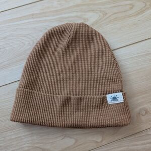 Cozy Brown Knit Beanie for 6-24 Months By Lc Little Co